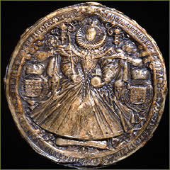 SC 13/N3; great seal of Elizabeth 1, 1586-1603 - opens in a new window