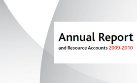 Cover of the annual report 2009-10
