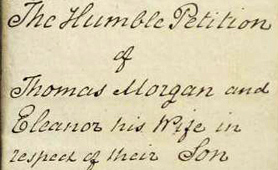 Extract from petition. Catalogue ref. HO 17/67a