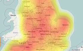 Domesday on a map