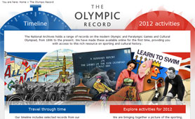 Olympic records available online (UK)