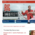 Big Dance 2012 website