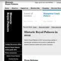 Historic Royal Palaces 2012 website