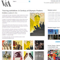Victoria and Albert Museum - A Century of Olympic Posters website