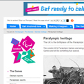 London 2012 Paralympic heritage website