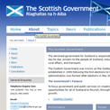 Scottish Government 2012 records website