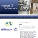 Winning Endeavours website