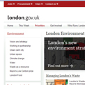 Greater London Authority Environment and Sustainability report 2012