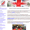 British Disabled Fencing Association website