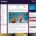 British Synchronised Swimming website