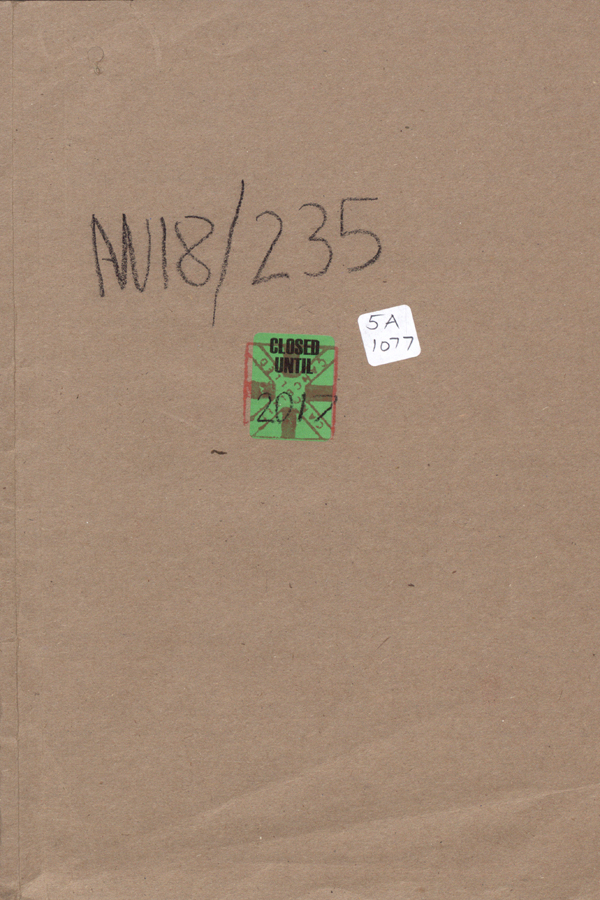 Extract from record AN 18/235