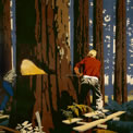 Timber from Canada poster, artist Frank Newbould. CO 956/225