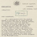 Anglo-Finnish sports relations; proposal for 250 Hungarians to attend Games. FO 371/100495