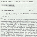 Norwegian interest in events surrounding the 'Italia' expedition; appreciation of British successes at Games. FO 371/13299/4053