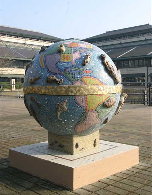 There Be Monsters, a sculpture unveiled in February 2005
