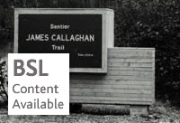 James Callaghan Nature Trail in Newfoundland - Catalogue reference: PREM 16/1531 - BSL content available