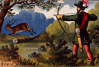 Painting of Robin Hood - Catalogue reference: COPY 1/42/f323
