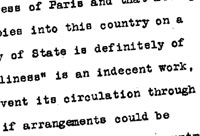 Condemnation of the well of loneliness (cat. ref. CUST 49/1057)