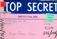 Document entitled 'Top Secret' - Catalogue reference: DO 35/5264