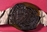 Photograph of an ancient seal - Catalogue reference: E 42/540