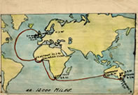 Movement of Internees abroad: diary kept by internee who was shipped from the Isle of Man to Camp Hay, Australia and back, 1940-1 - Catalogue reference: HO 215/263