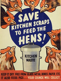 Save kitchen scraps to feed the hens - Catalogue reference: INF13/143 f13