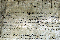 Court Rolls and Other Manorial Documents from Crown Manors, Richmond1-30 Elizabeth I - Catalogue reference: LR/3-101-6m1
