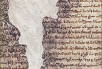 A snippet from the Magna Carta - Catalogue reference: DL 10/71