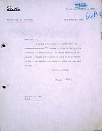 Security Service document - Catalogue reference: KV 2/1421 