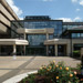 A perspective of the entrance to The National Archives