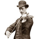 Member of a street music quartet, 1884. Cat ref: COPY 1/369 f239