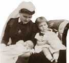 The Duchess of Albany with infants, 1884. Cat ref: COPY 1/370