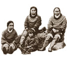 Women and children in Greenland, 1889. Cat ref: COPY 1/398