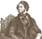 William Harrison Ainsworth; Engraving of E. Finden, 1844. Courtesy of Birmingham City Archives. Cat ref: MS 168/114