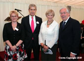 'Corporate memory' launch: Natalie Ceeney (CEO), Sir Stuart Rose, Dame Stella Rimington and Professor Mervyn King (IMAGE NOT FOR RE-USE)