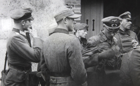 Photograph of German soldiers taken prisoner (ADM 202/598a15a)