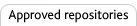 Approved repositories