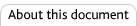 About this document