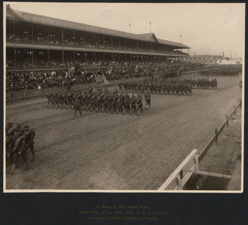 The 74th Regt. US Volunteers, Canadian National Exhibition, Toronto. Catalogue reference: CO 1069/277