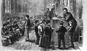 Illustrated London News, New School Room, 1870 (catalogue reference: ZPER 34/56)