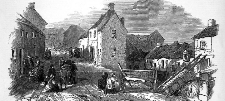 Illustrated London News, Irish famine, Skibbereen (catalogue reference ZPER 34/10 (P 100))