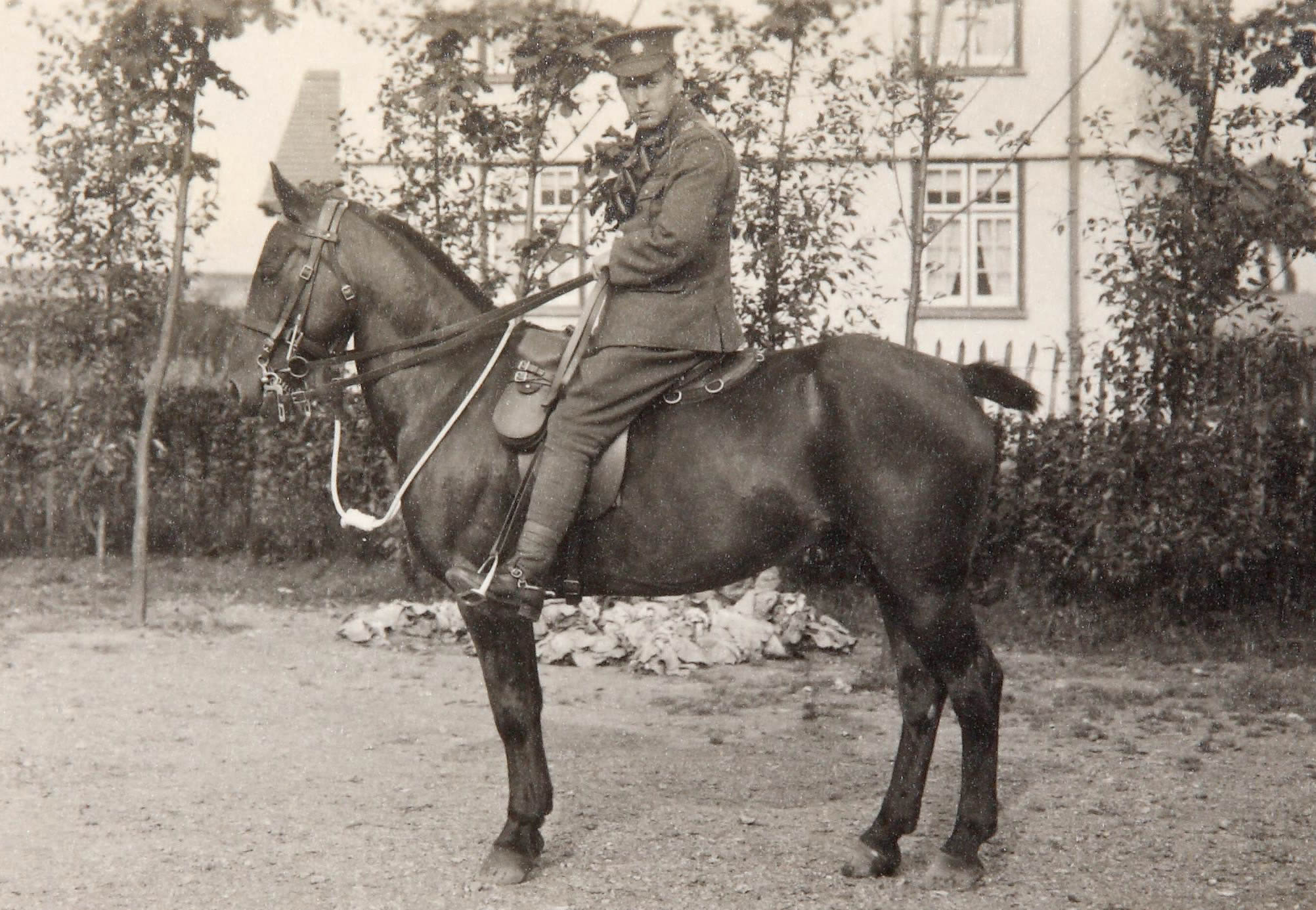 Image of a soldier on a horse