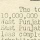 Document outlining the economic effects of the disturbances in the Punjab (DO 142/439)