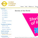 London Transport Museum - Stories of the World website