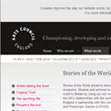 Arts Council England - Stories of the World website