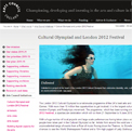  
Arts Council England - Cultural Olympiad and London 2012 Festival website