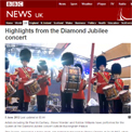  BBC News Jubilee highlights website