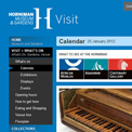 Horniman Museum 2012 website