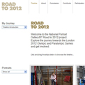 National Portrait Gallery Road to 2012 website