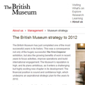 British Museum 2012 website